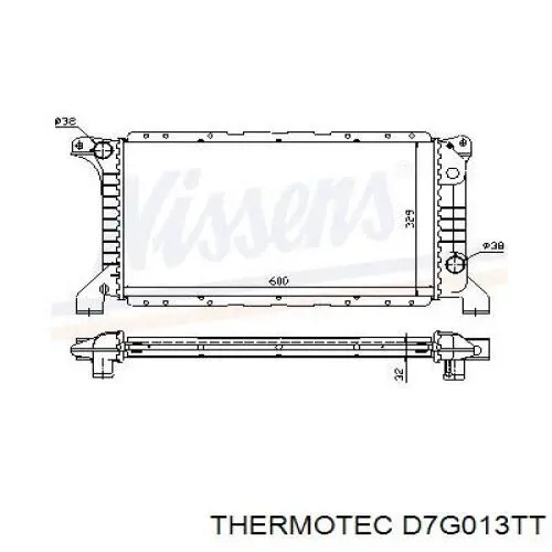 Радиатор D7G013TT Thermotec
