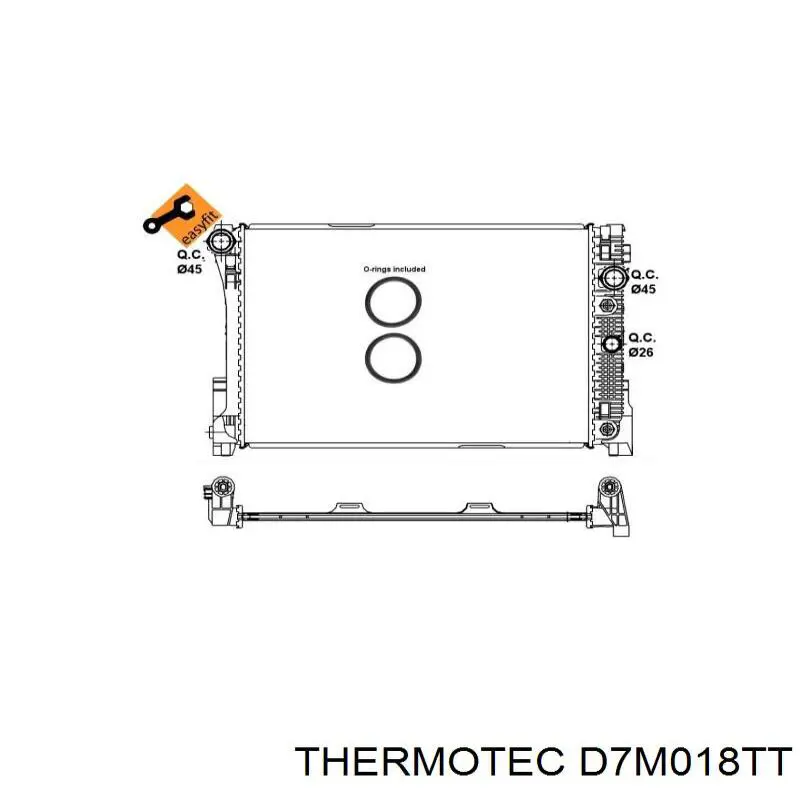 Радиатор D7M018TT Thermotec