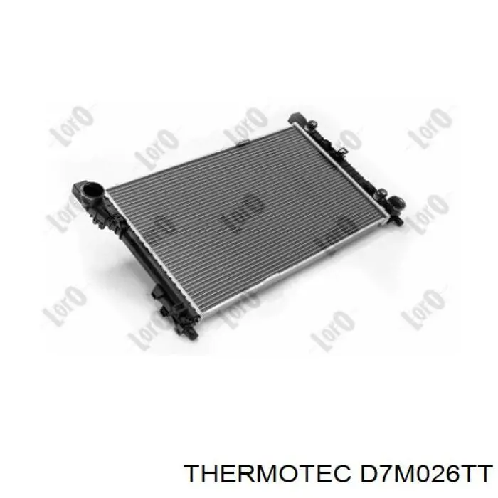Радиатор охлаждения двигателя Thermotec D7M026TT цена, от 92.10 USD