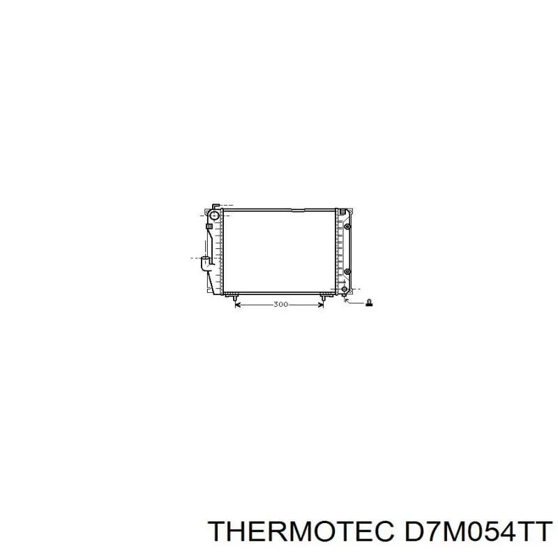 D7M054TTTHERMOTEC-Радиатор