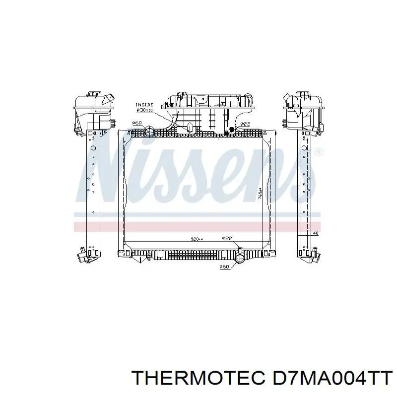 Радиатор D7MA004TT Thermotec