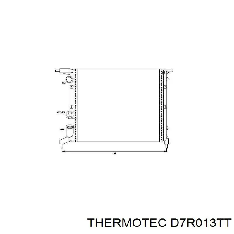 Радиатор D7R013TT Thermotec