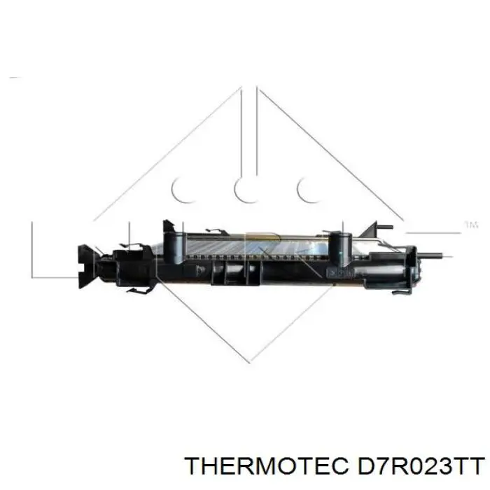 Радиатор охлаждения двигателя Thermotec D7R023TT цена, от 55.31 USD