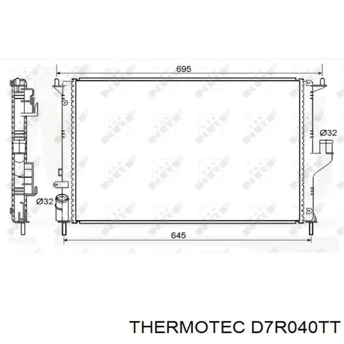 Радиатор D7R040TT Thermotec