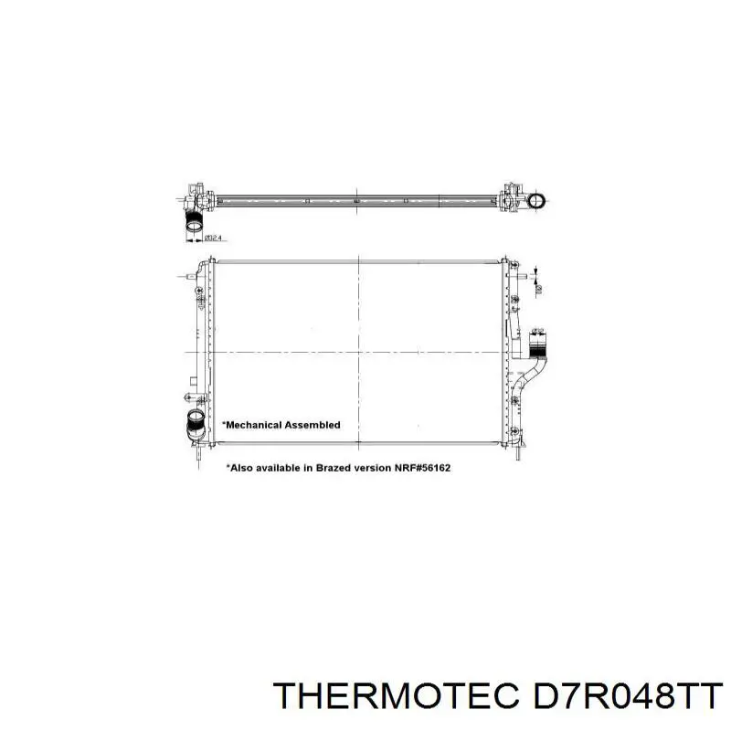 Радиатор D7R048TT Thermotec