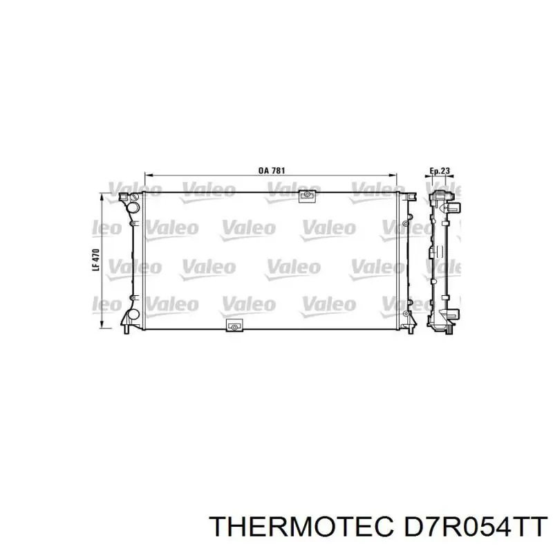 Радиатор D7R054TT Thermotec