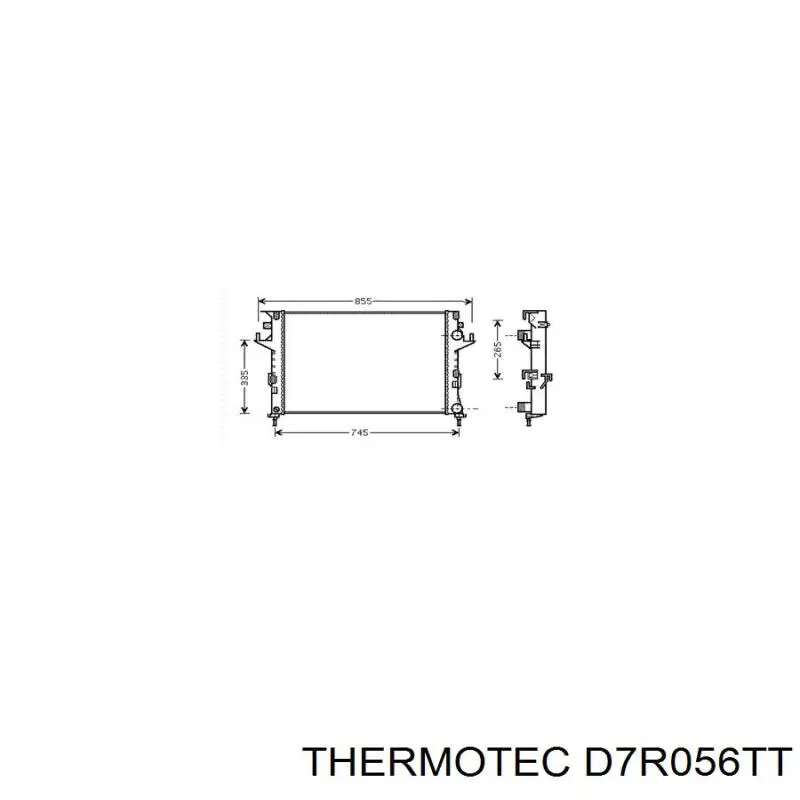 Радиатор D7R056TT Thermotec