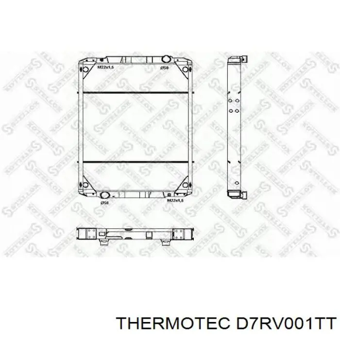 Радиатор D7RV001TT Thermotec