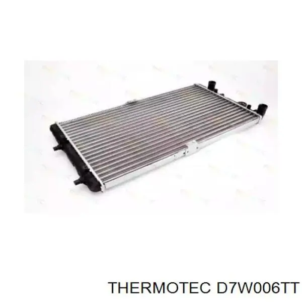 Radiador refrigeración del motor D7W006TT Thermotec