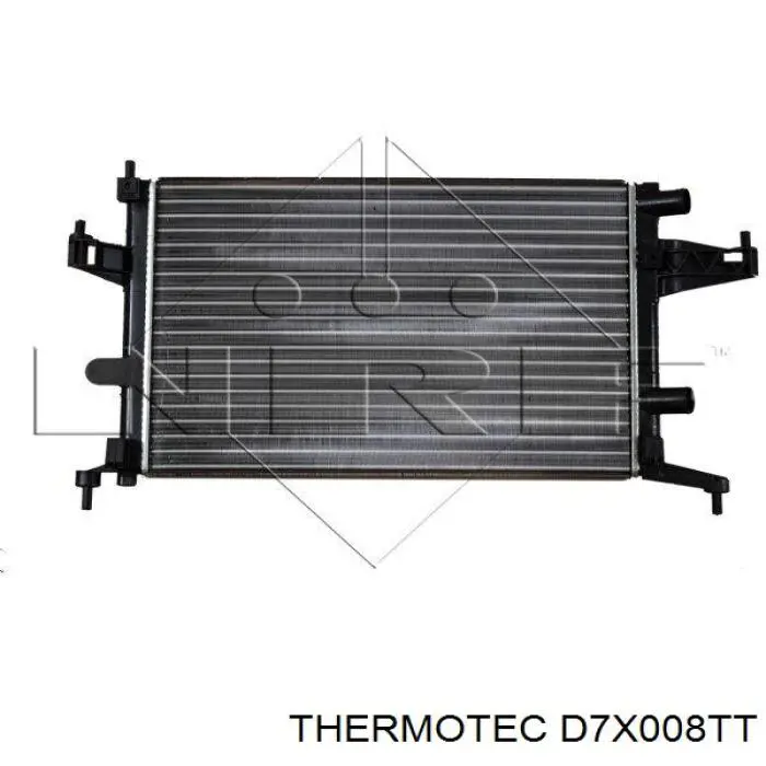 Радиатор охлаждения двигателя Thermotec D7X008TT цена, от 41.69 USD