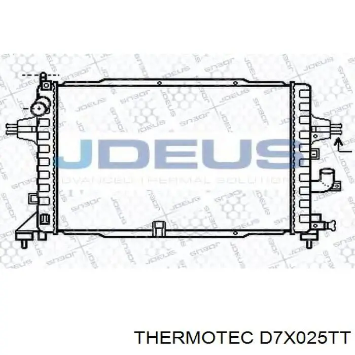 Купить D7X025TT Thermotec Радиатор водяной