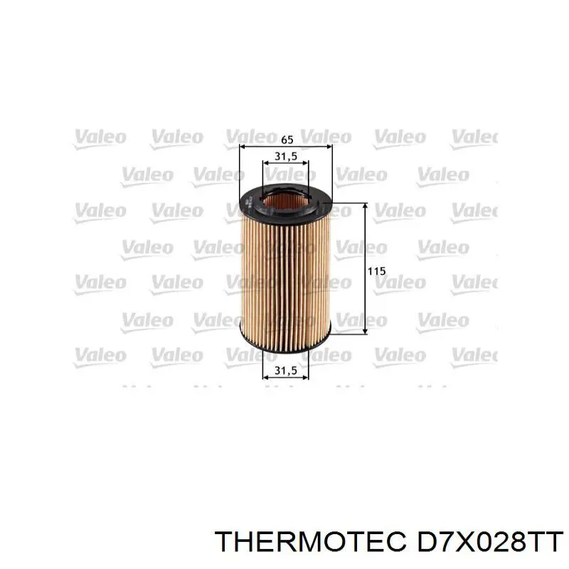Радиатор D7X028TT Thermotec