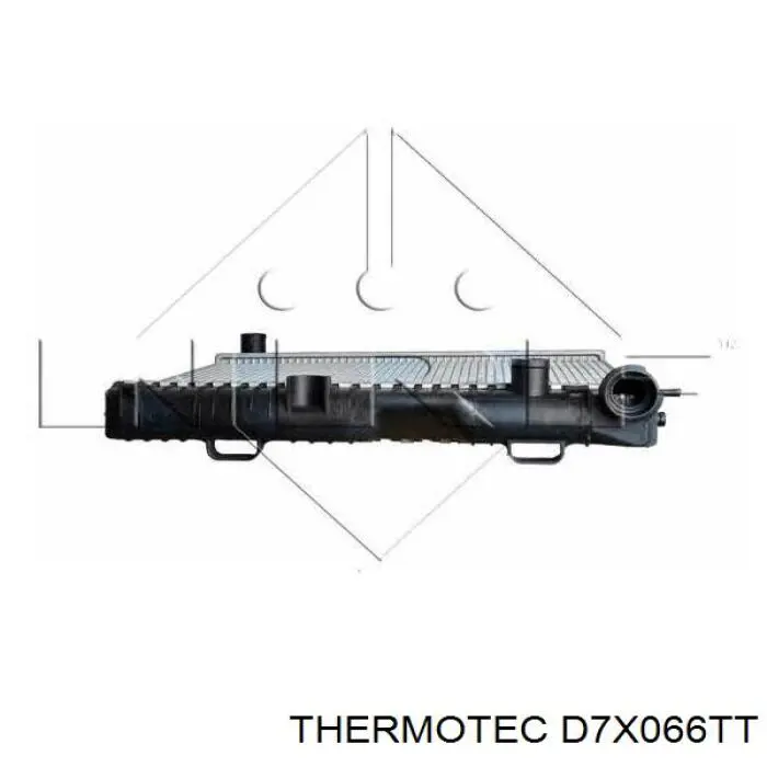 Радиатор охлаждения двигателя Thermotec D7X066TT цена, от 39.70 USD