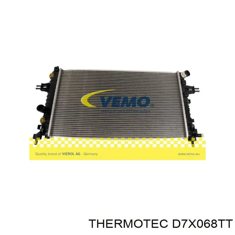Купить D7X068TT Thermotec Радиатор водяной