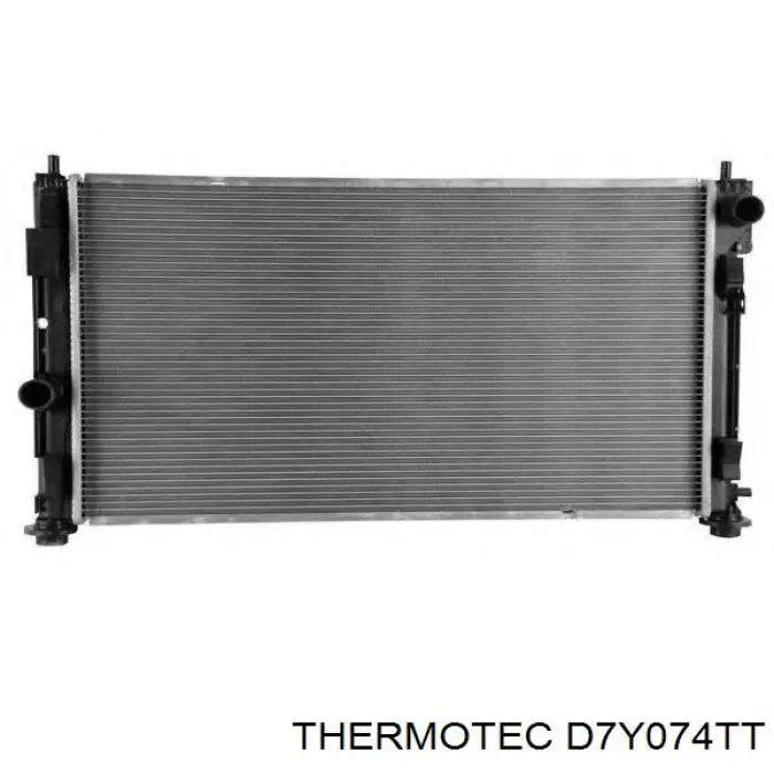 Радиатор охлаждения двигателя Thermotec D7Y074TT цена, от 86.50 USD