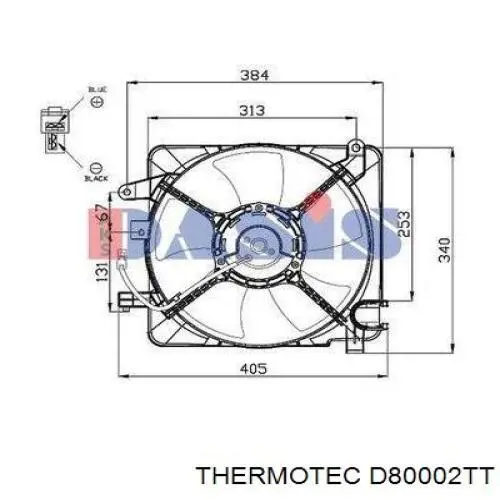 Диффузор вентилятора в сборе с мотором и крыльчаткой DW7519 AVA