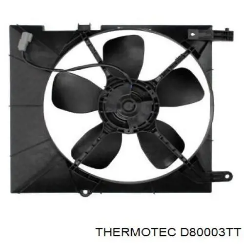 Купить D80003TT Thermotec Диффузор вентилятора в сборе с мотором и крыльчаткой