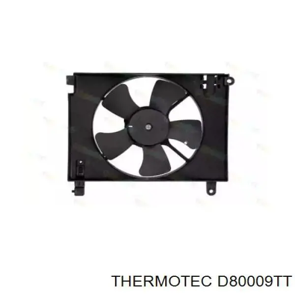 Диффузор радиатора охлаждения в сборе с крыльчаткой Thermotec D80009TT
