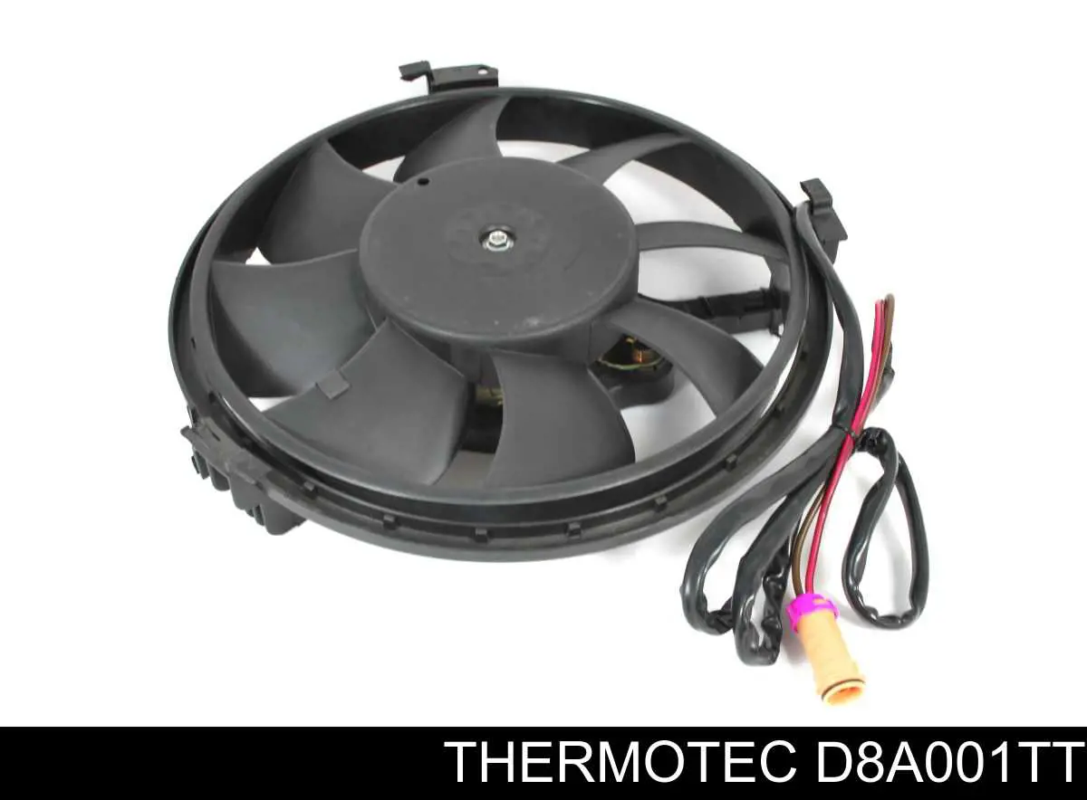 D8A001TT Thermotec электровентилятор охлаждения в сборе (мотор+крыльчатка)