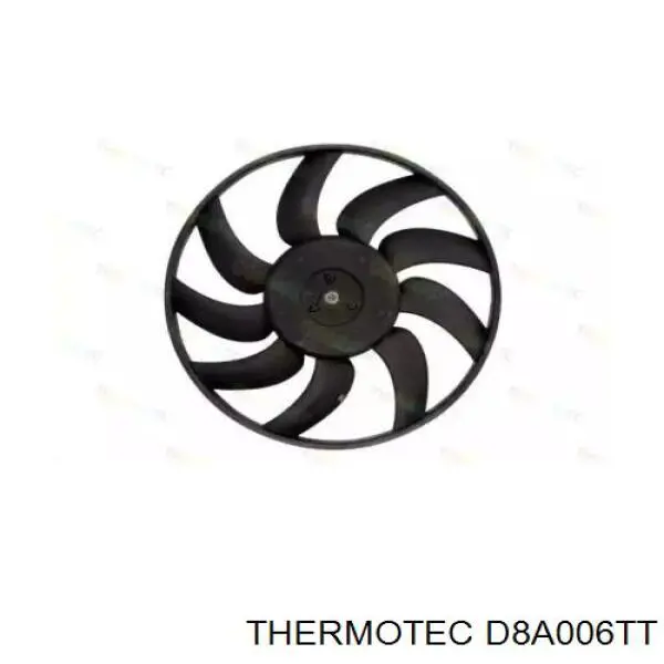 D8A006TT Thermotec электровентилятор охлаждения в сборе (мотор+крыльчатка левый)