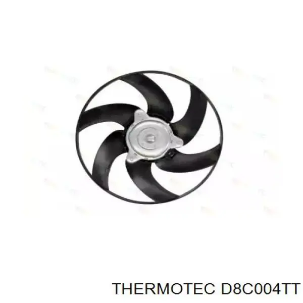 Электровентилятор охлаждения в сборе (мотор+крыльчатка) Thermotec D8C004TT