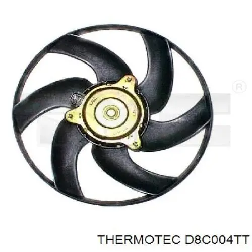 Электровентилятор охлаждения D8C004TT Thermotec
