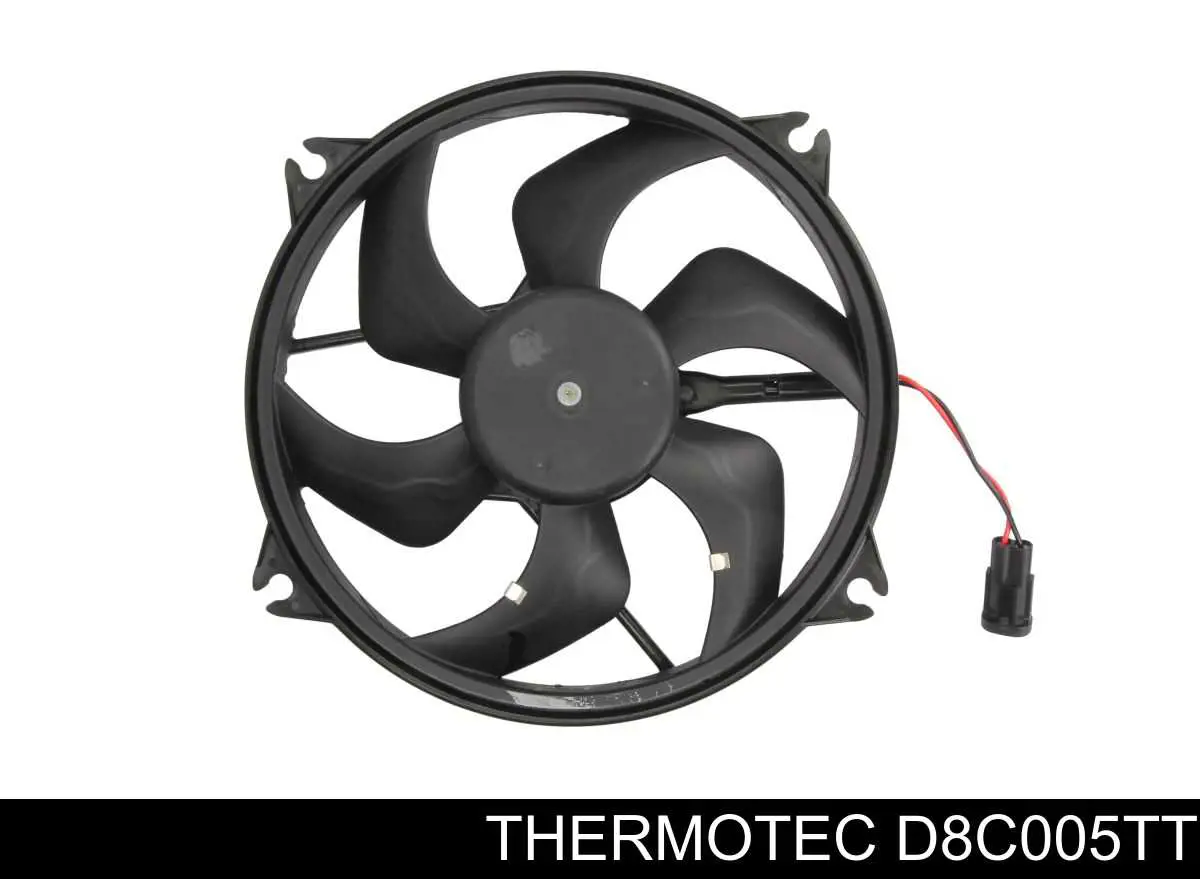 D8C005TT Thermotec электровентилятор охлаждения в сборе (мотор+крыльчатка)