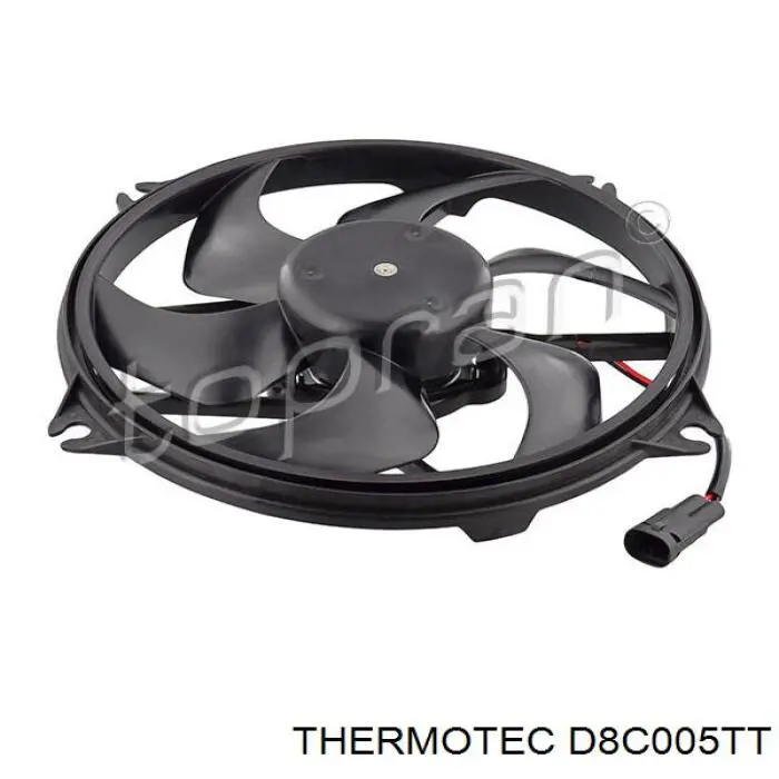Купить D8C005TT Thermotec Электровентилятор охлаждения в сборе (мотор+крыльчатка)