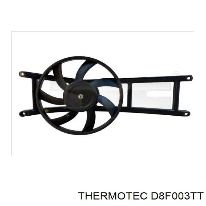 Купить D8F003TT Thermotec Электровентилятор охлаждения в сборе (мотор+крыльчатка)