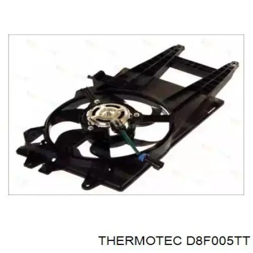 Диффузор вентилятора в сборе с мотором и крыльчаткой D8F005TT Thermotec