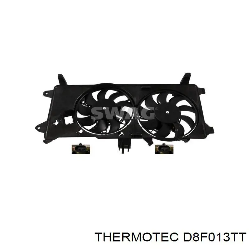 Диффузор вентилятора в сборе с мотором и крыльчаткой 5080054 Autotechteile