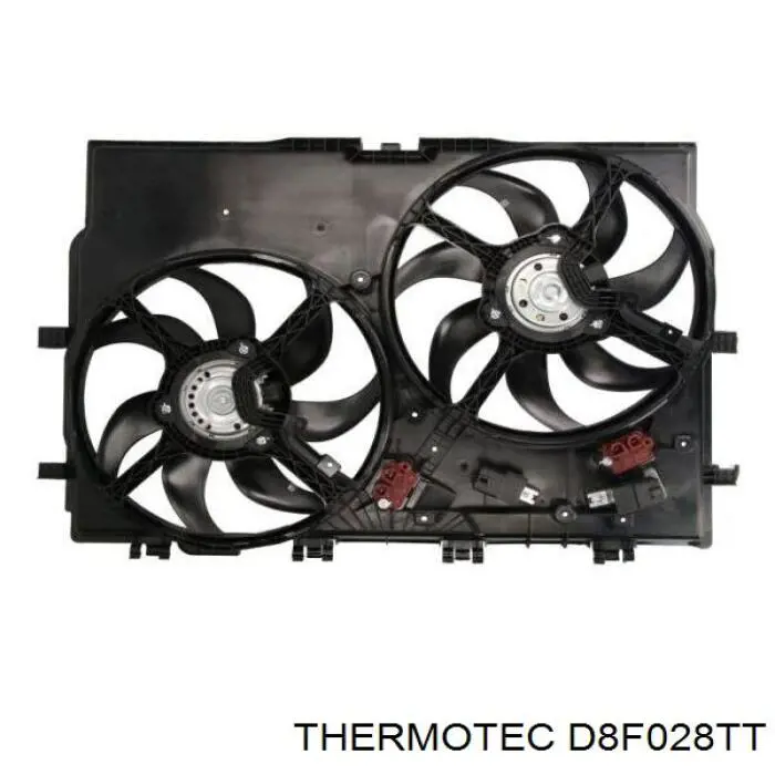 D8F028TT Thermotec ventilador elétrico de esfriamento montado (motor + roda de aletas)