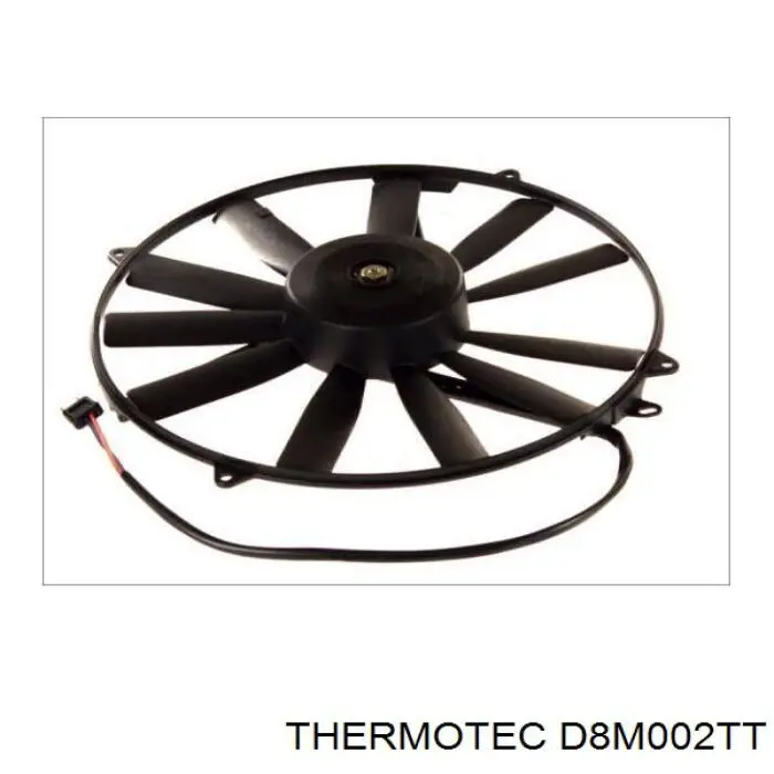 Электровентилятор охлаждения в сборе (мотор+крыльчатка) Thermotec D8M002TT