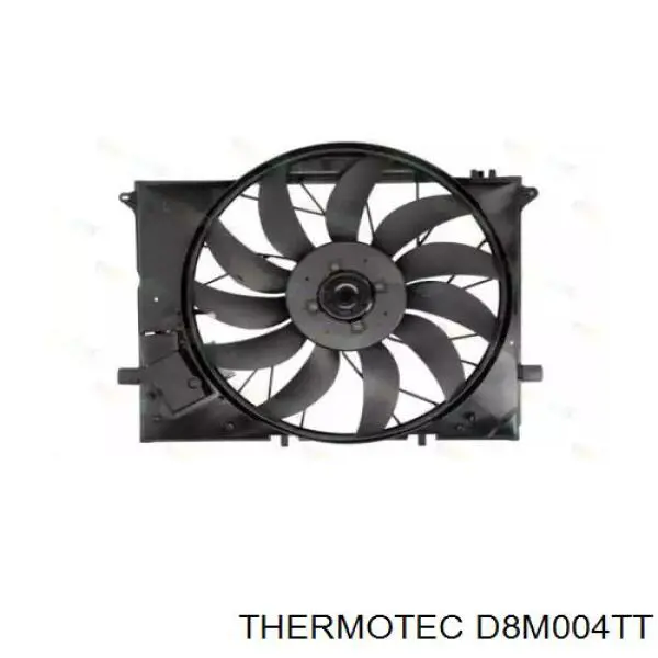 Купить D8M004TT Thermotec Диффузор вентилятора в сборе с мотором и крыльчаткой