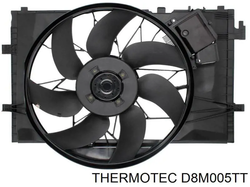 Диффузор вентилятора в сборе с мотором и крыльчаткой D8M005TT Thermotec