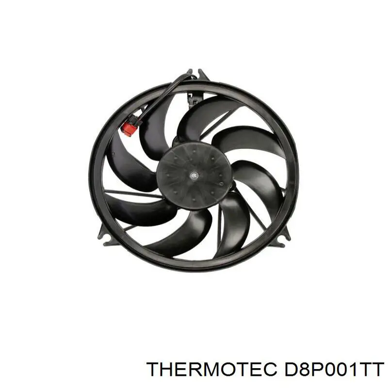 Купить D8P001TT Thermotec Электровентилятор охлаждения в сборе (мотор+крыльчатка)