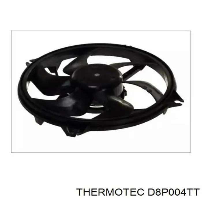 Электровентилятор охлаждения в сборе (мотор+крыльчатка) Thermotec D8P004TT