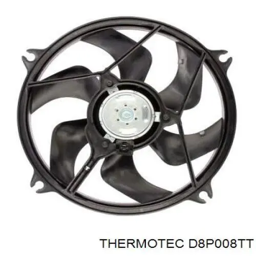 Электровентилятор охлаждения в сборе (мотор+крыльчатка) Thermotec D8P008TT