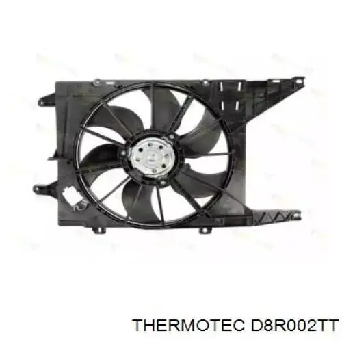 D8R002TT Thermotec электровентилятор охлаждения в сборе (мотор+крыльчатка)