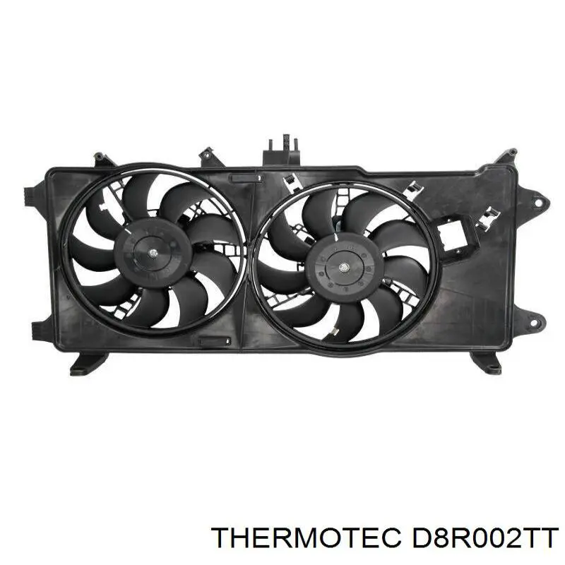 Купить D8R002TT Thermotec Электровентилятор охлаждения в сборе (мотор+крыльчатка)