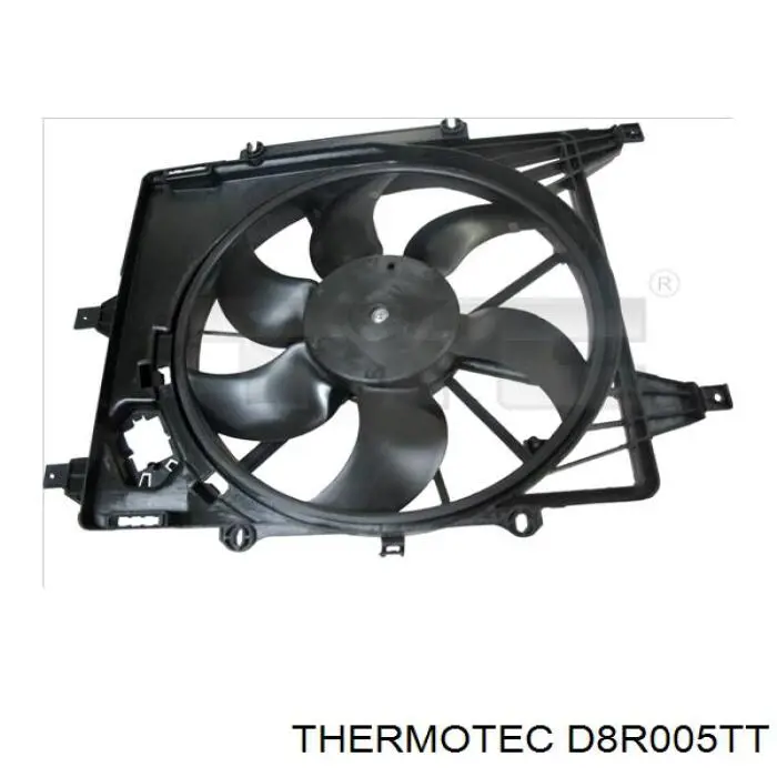 D8R005TT Thermotec электровентилятор охлаждения в сборе (мотор+крыльчатка)