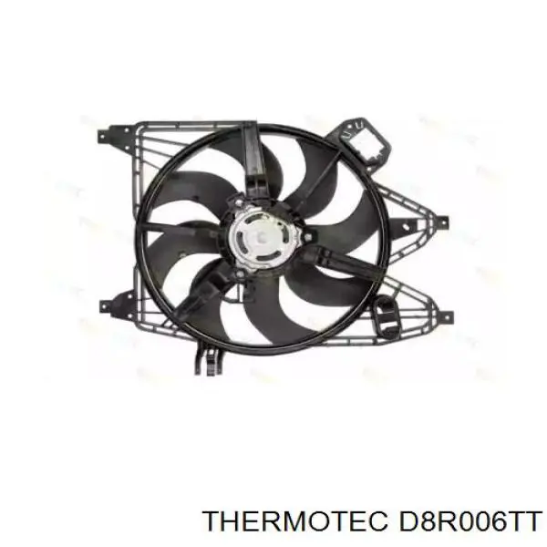 Диффузор вентилятора в сборе с мотором и крыльчаткой D8R006TT Thermotec