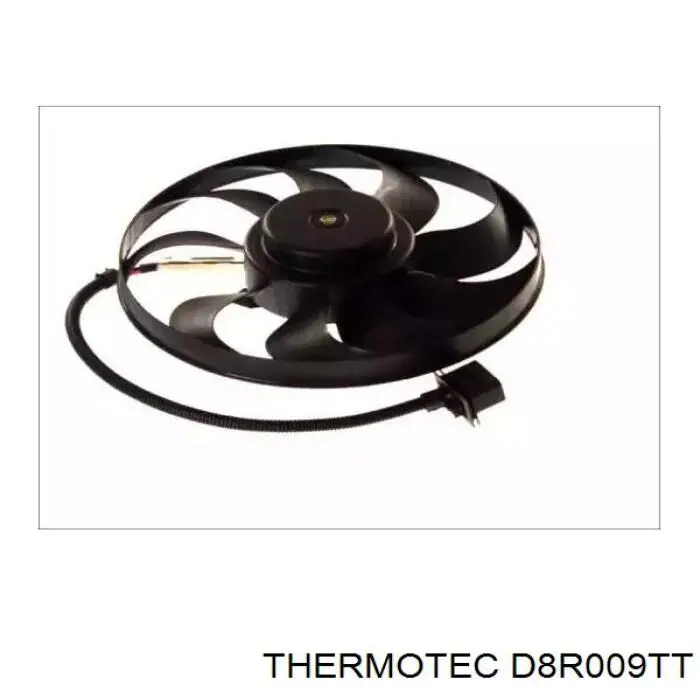 Диффузор радиатора охлаждения в сборе с крыльчаткой Thermotec D8R009TT