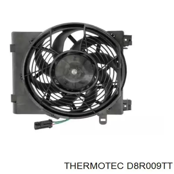 D8R009TT Thermotec Диффузор радиатора охлаждения в сборе с мотором