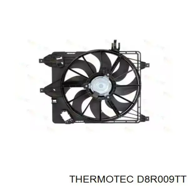 Диффузор радиатора охлаждения в сборе с мотором и крыльчаткой Thermotec D8R009TT цена, от 77.19 USD