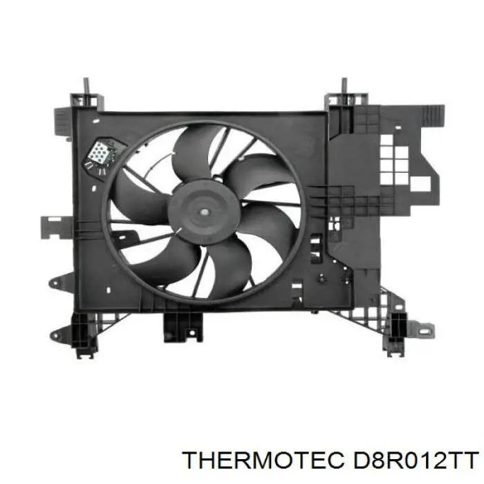 Диффузор вентилятора в сборе с мотором и крыльчаткой D8R012TT Thermotec