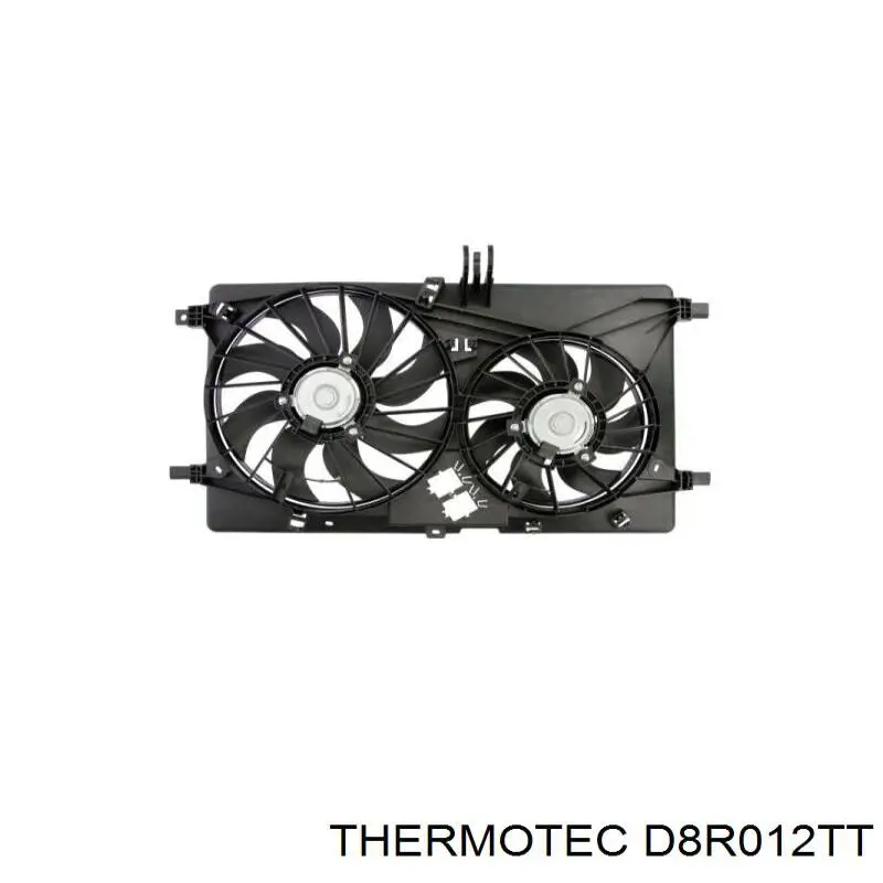 Купить D8R012TT Thermotec Диффузор вентилятора в сборе с мотором и крыльчаткой