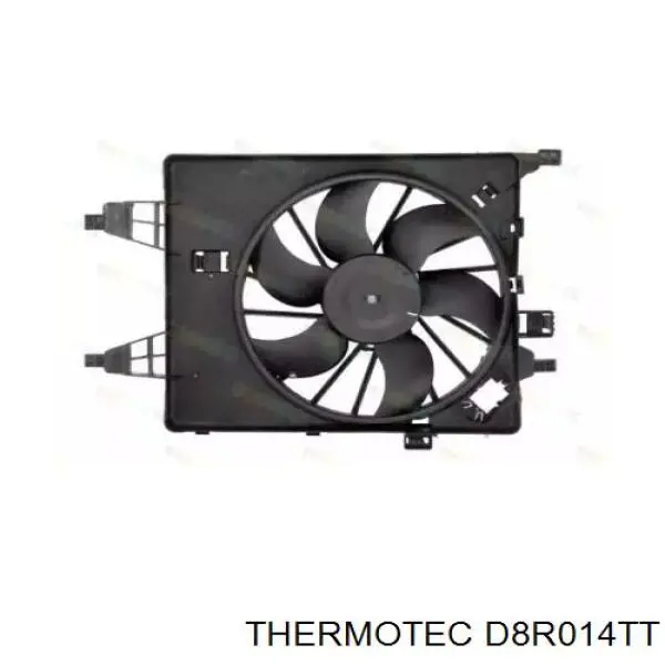 Диффузор вентилятора в сборе с мотором и крыльчаткой D8R014TT Thermotec