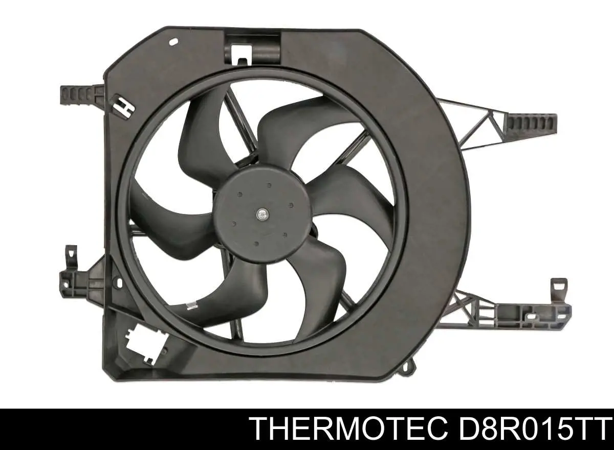 Диффузор радиатора охлаждения, в сборе с мотором и крыльчаткой Thermotec D8R015TT