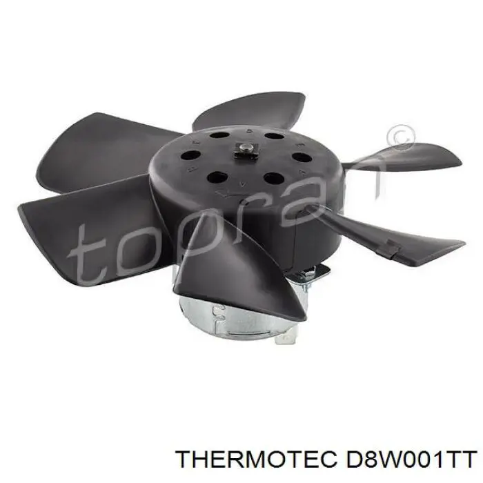 Ventilador (rodete +motor) refrigeración del motor con electromotor derecho D8W001TT Thermotec